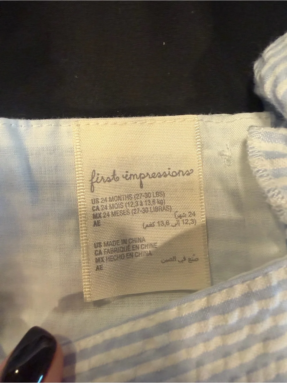 Bundle of Two First Impressions 2-Piece Outfits Size 24 Months